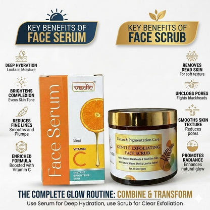 Vadic™ Face Serum (Free Face Scrub)
