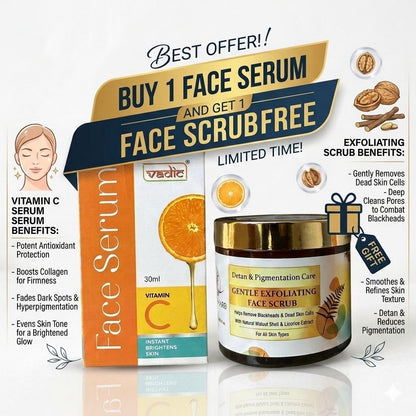 Vadic™ Face Serum (Free Face Scrub)